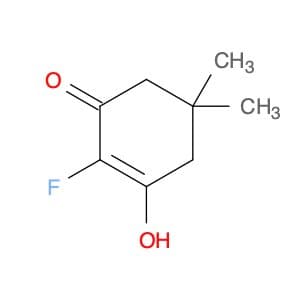 2-Cyclohexen-1-one,  2-fluoro-3-hydroxy-5,5-dimethyl-