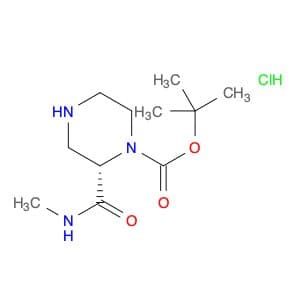 (S)-tert-Butyl 2-(methylcarbamoyl)piperazine-1-carboxylate hydrochloride