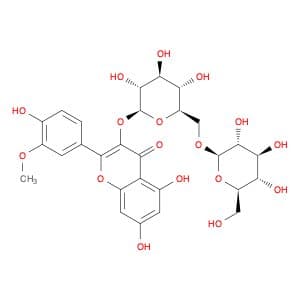 4H-​1-​Benzopyran-​4-​one, 3-​[(6-​O-​β-​D-​glucopyranosyl-​β-​D-​glucopyranosyl)​oxy]​-​5,​7-​dih…