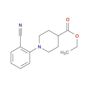 Ethyl 1-(2-cyanophenyl)-4-piperidinecarboxylate