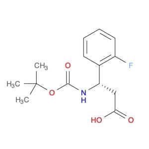 Boc-(S)-3-amino-3-(2-fluoro-phenyl)-propionic acid