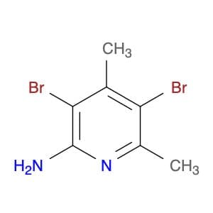 2-Amino-3,5-dibromo-4,6-dimethylpyridine