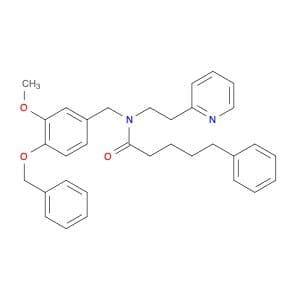 BenzenepentanaMide, N-[[3-Methoxy-4-(phenylMethoxy)phenyl]Methyl]-N-[2-(2-pyridinyl)ethyl]-
