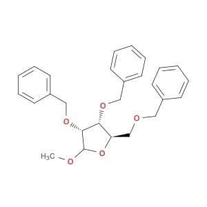 Methyl 2,3,5-tri-O-benzyl-D-ribofuranoside