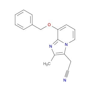 2-Methyl-8-(phenylmethoxy)imidazo[1,2-a]pyridine-3-acetonitrile