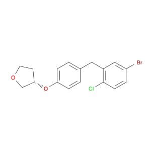 Furan, 3-[4-[(5-broMo-2-chlorophenyl)Methyl]phenoxy]tetrahydro-, (3S)-