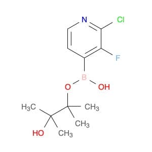 2-Chloro-3-fluoro-4-(tetramethyl-1,3,2-dioxaborolan-2-yl)pyridine