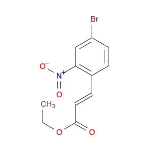 Ethyl (2E)-3-(4-bromo-2-nitrophenyl)prop-2-enoate