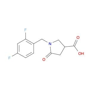 1-(2,4-Difluorobenzyl)-5-oxopyrrolidine-3-carboxylic acid
