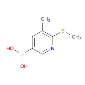 5-Methyl-6-(methylthio)pyridin-3-ylboronic acid