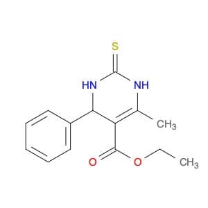 5-Pyrimidinecarboxylic acid,1,2,3,4-tetrahydro-6-methyl-4-phenyl-2-thioxo-, ethyl ester