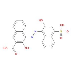 2-Naphthalenecarboxylic acid,3-hydroxy-4-[(2-hydroxy-4-sulfo-1-naphthalenyl)azo]-