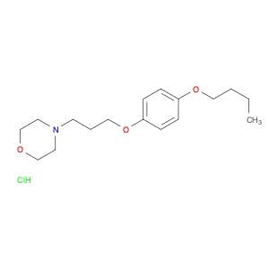 Morpholine, 4-[3-(4-butoxyphenoxy)propyl]-, hydrochloride
