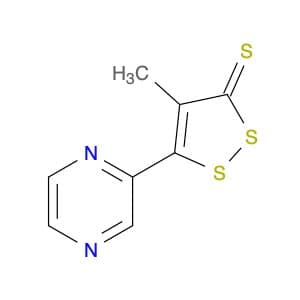 3H-1,2-Dithiole-3-thione, 4-methyl-5-pyrazinyl-