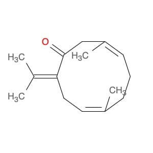 3,7-Cyclodecadien-1-one, 3,7-dimethyl-10-(1-methylethylidene)-,(3E,7E)-