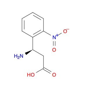 Benzenepropanoic acid, b-amino-2-nitro-, (bR)-