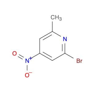 Pyridine, 2-​bromo-​6-​methyl-​4-​nitro-