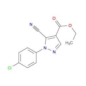 Ethyl 1-(4-chlorophenyl)-5-cyano-1H-pyrazole-4-carboxylate