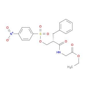 (S)-ethyl 2-(2-benzyl-3-(4-nitrophenylsulfonyloxy)propanamido)acetate
