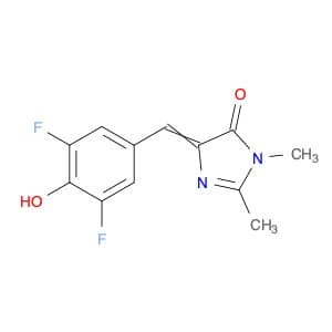 4-[(3,5-difluoro-4-hydroxyphenyl)methylidene]-1,2-dimethyl-4,5-dihydro-1H-imidazol-5-one