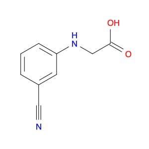 2-[(3-Cyanophenyl)amino]acetic Acid