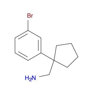 [1-(3-Bromophenyl)cyclopentyl]methanamine