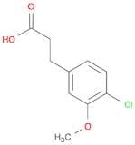 3-(4-Chloro-3-methoxyphenyl)propanoic acid