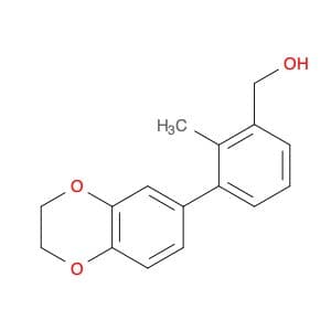 (3-(2,3-DIHYDROBENZO[B][1,4]DIOXIN-6-YL)-2-METHYLPHENYL)METHANOL