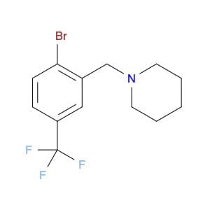 1-[[2-bromo-5-(trifluoromethyl)phenyl]methyl]-piperidine