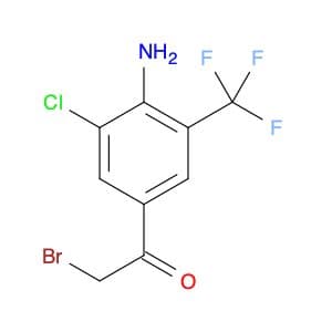 1-[4-Amino-3-chloro-5-(trifluoromethyl)phenyl]-2-bromo-ethanone
