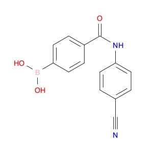 B-[4-[[(4-cyanophenyl)amino]carbonyl]phenyl]boronic acid