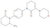 2(1H)-Pyridinone, 5,6-dihydro-1-[4-(2-methyl-6-oxo-1-piperidinyl)phenyl]-3-(4-morpholinyl)-