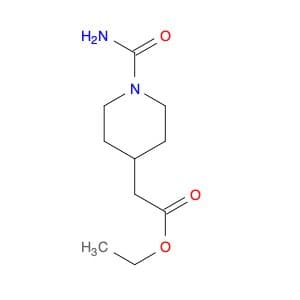 4-Piperidineacetic acid, 1-(aminocarbonyl)-, ethyl ester
