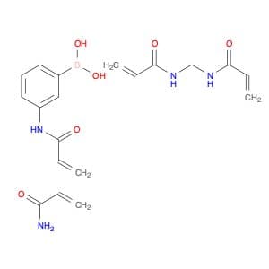 Boronic acid, [3-[(1-oxo-2-propen-1-yl)amino]phenyl]-, polymer with N,N′-methylenebis[2-propenamid…