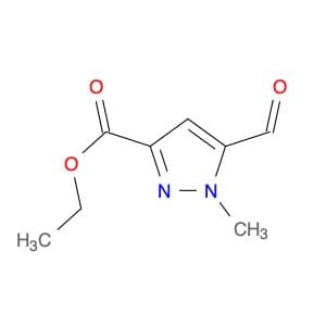 1H-Pyrazole-3-carboxylic acid, 5-formyl-1-methyl-, ethyl ester
