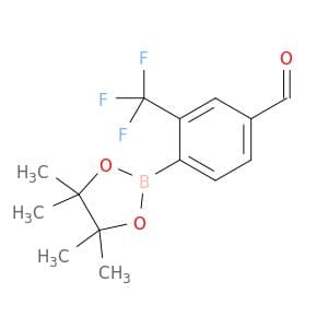 4-(4,4,5,5-Tetramethyl-1,3,2-dioxaborolan-2-yl)-3-(trifluoromethyl)benzaldehyde