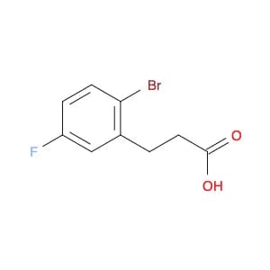 Benzenepropanoic acid, 2-bromo-5-fluoro-