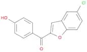 Methanone, (5-chloro-2-benzofuranyl)(4-hydroxyphenyl)-