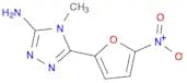 4H-1,2,4-Triazol-3-amine, 4-methyl-5-(5-nitro-2-furanyl)-