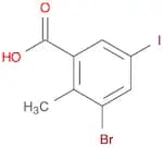 3-Bromo-5-iodo-2-methyl benzoic acid