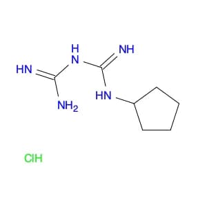 Imidodicarbonimidic diamide, N-cyclopentyl-, hydrochloride (1:1)