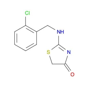 4(5H)-Thiazolone, 2-[[(2-chlorophenyl)methyl]amino]-