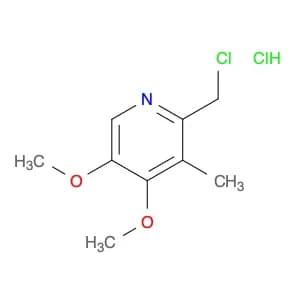 Pyridine, 2-(chloromethyl)-4,5-dimethoxy-3-methyl-, hydrochloride (1:1)