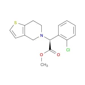 Thieno[3,2-c]pyridine-5(4H)-acetic acid, α-(2-chlorophenyl)-6,7-dihydro-, methyl ester, (αS)-