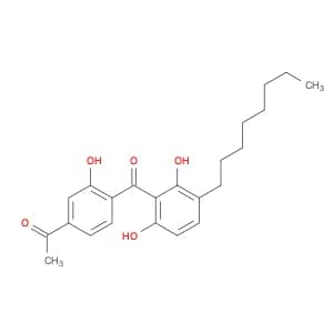 Ethanone, 1-[4-(2,6-dihydroxy-3-octylbenzoyl)-3-hydroxyphenyl]-