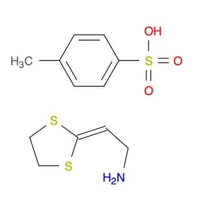Ethanamine, 2-(1,3-dithiolan-2-ylidene)-, 4-methylbenzenesulfonate (1:1)