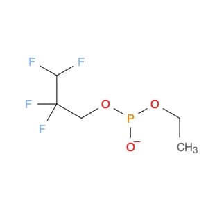 Phosphorous acid, monoethyl mono(2,2,3,3-tetrafluoropropyl) ester