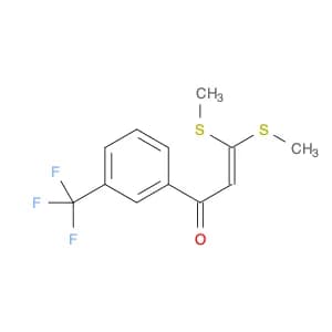 2-Propen-1-one, 3,3-bis(methylthio)-1-[3-(trifluoromethyl)phenyl]-