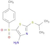 2-(Isopropylthio)-5-tosylthiazol-4-amine