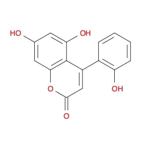 2H-1-Benzopyran-2-one, 5,7-dihydroxy-4-(2-hydroxyphenyl)-
